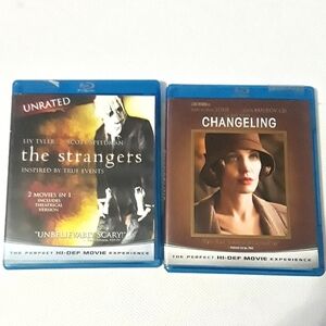 2 Blu-ray Movies "The Strangers" & "Changeling" , Thriller, , True Stories